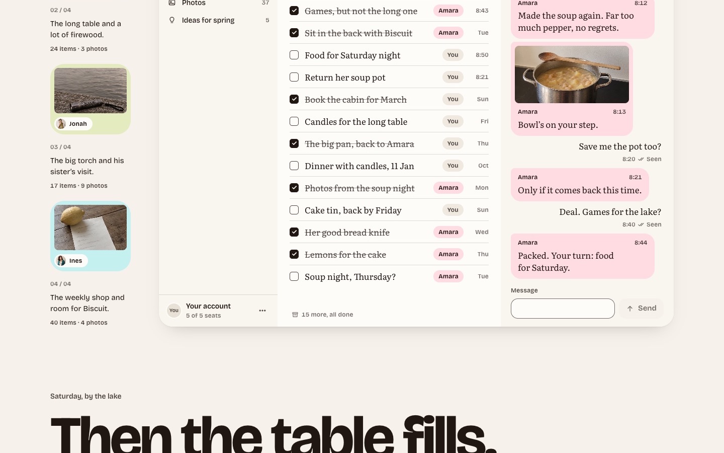 Fivefold, screen 4