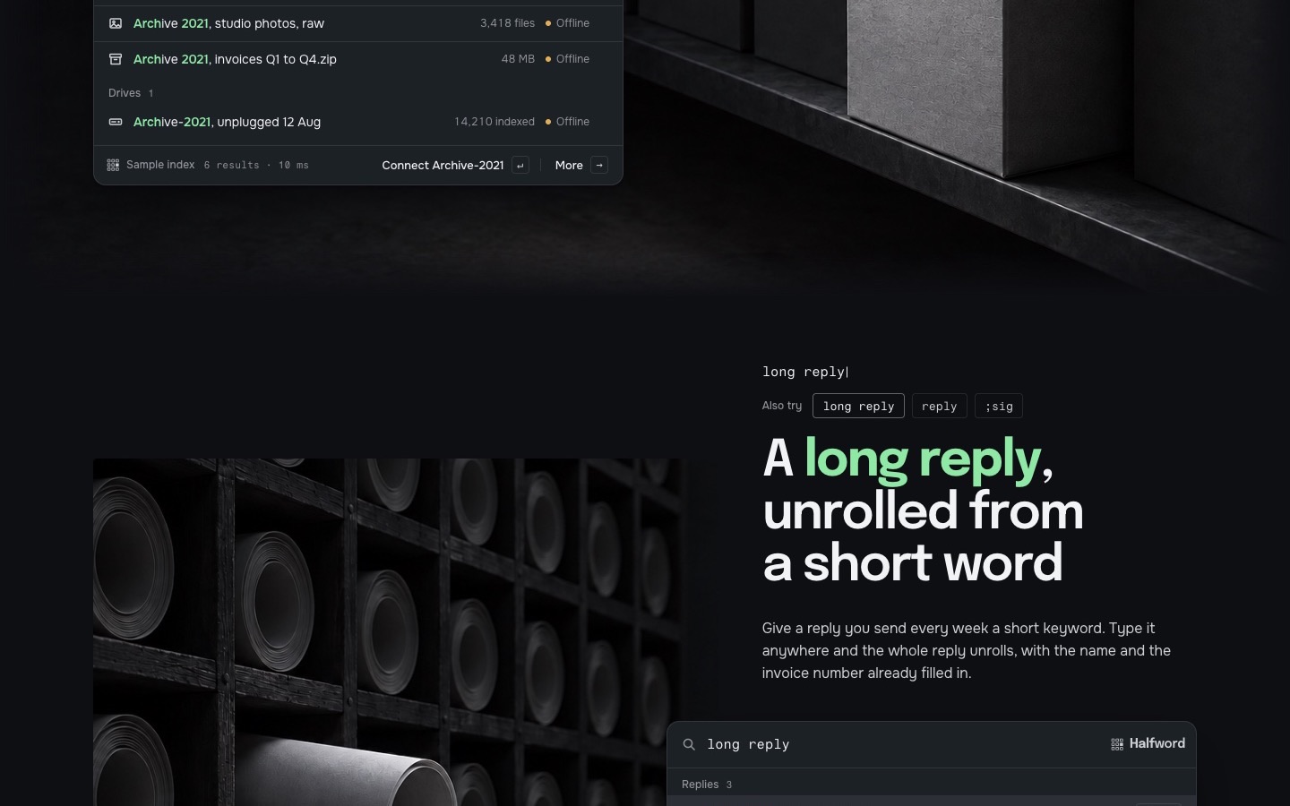Halfword, screen 10