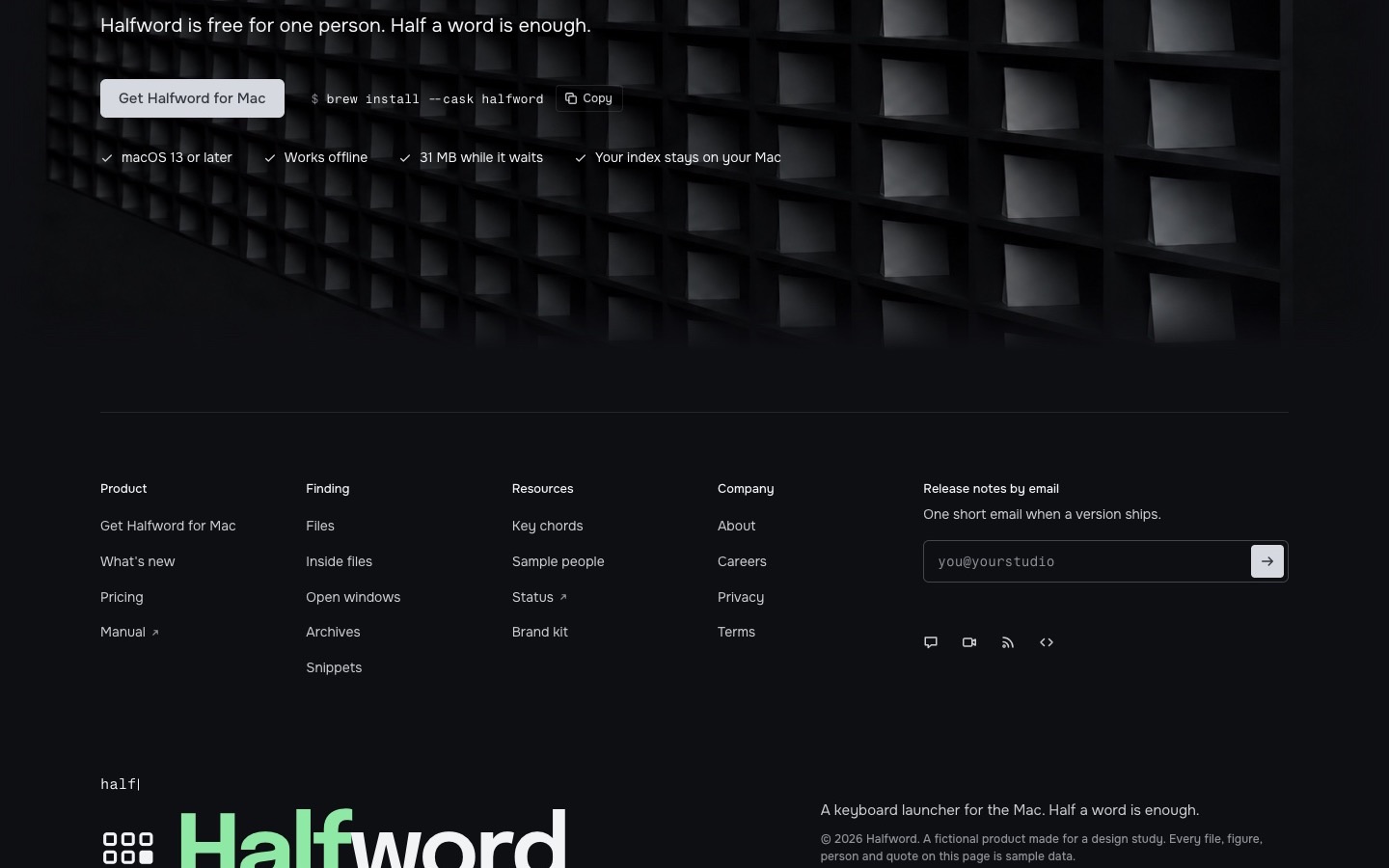 Halfword, screen 12