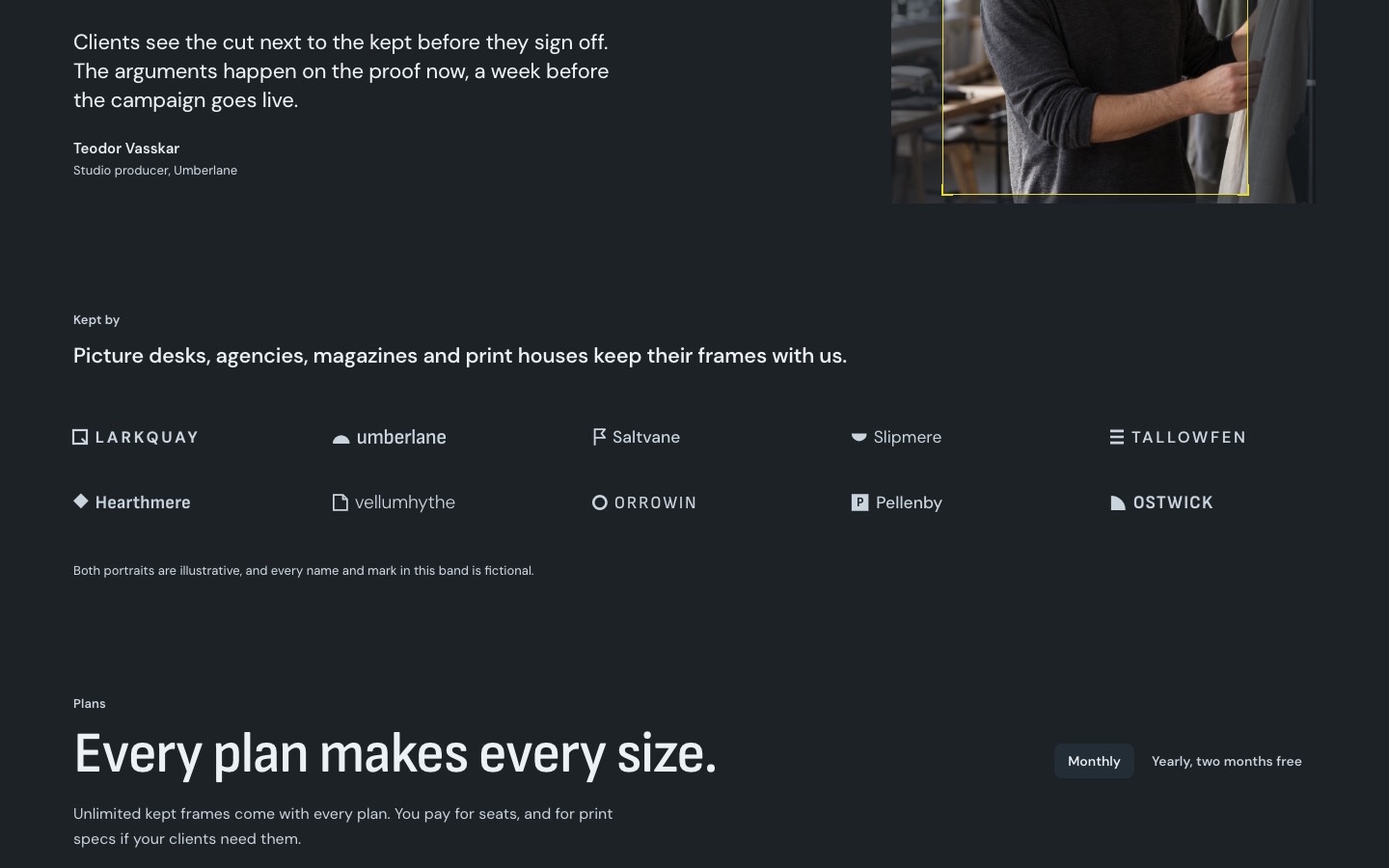 Keepframe, screen 7