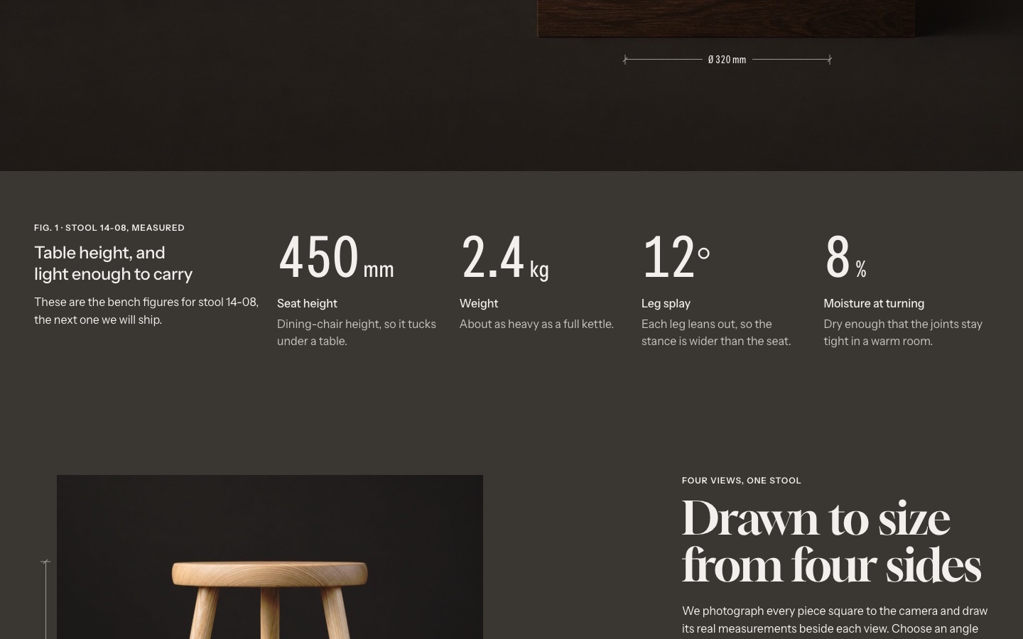 Kerf & Grain, screen 2