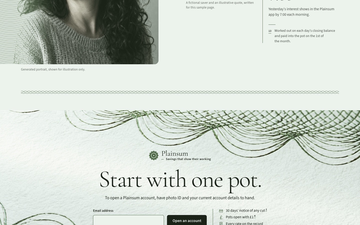 Plainsum, screen 9