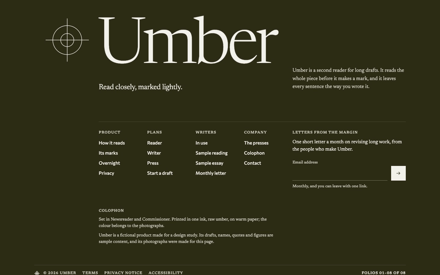 Umber, screen 12